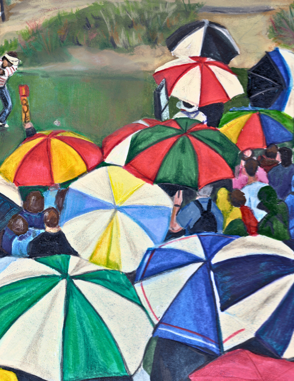 Umbrellas at The Open