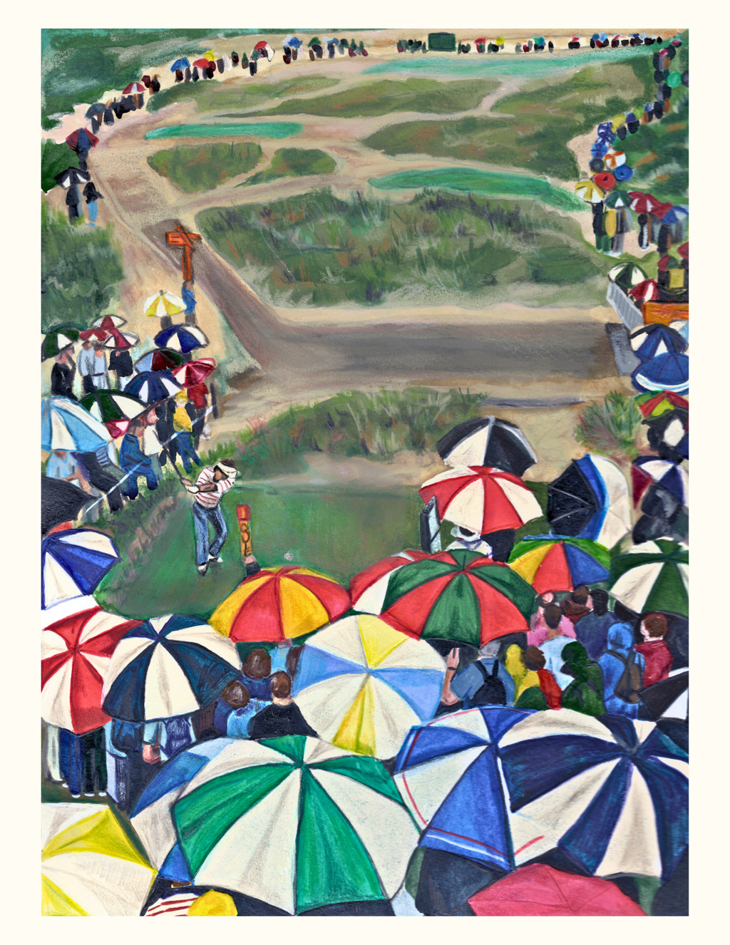 Umbrellas at The Open