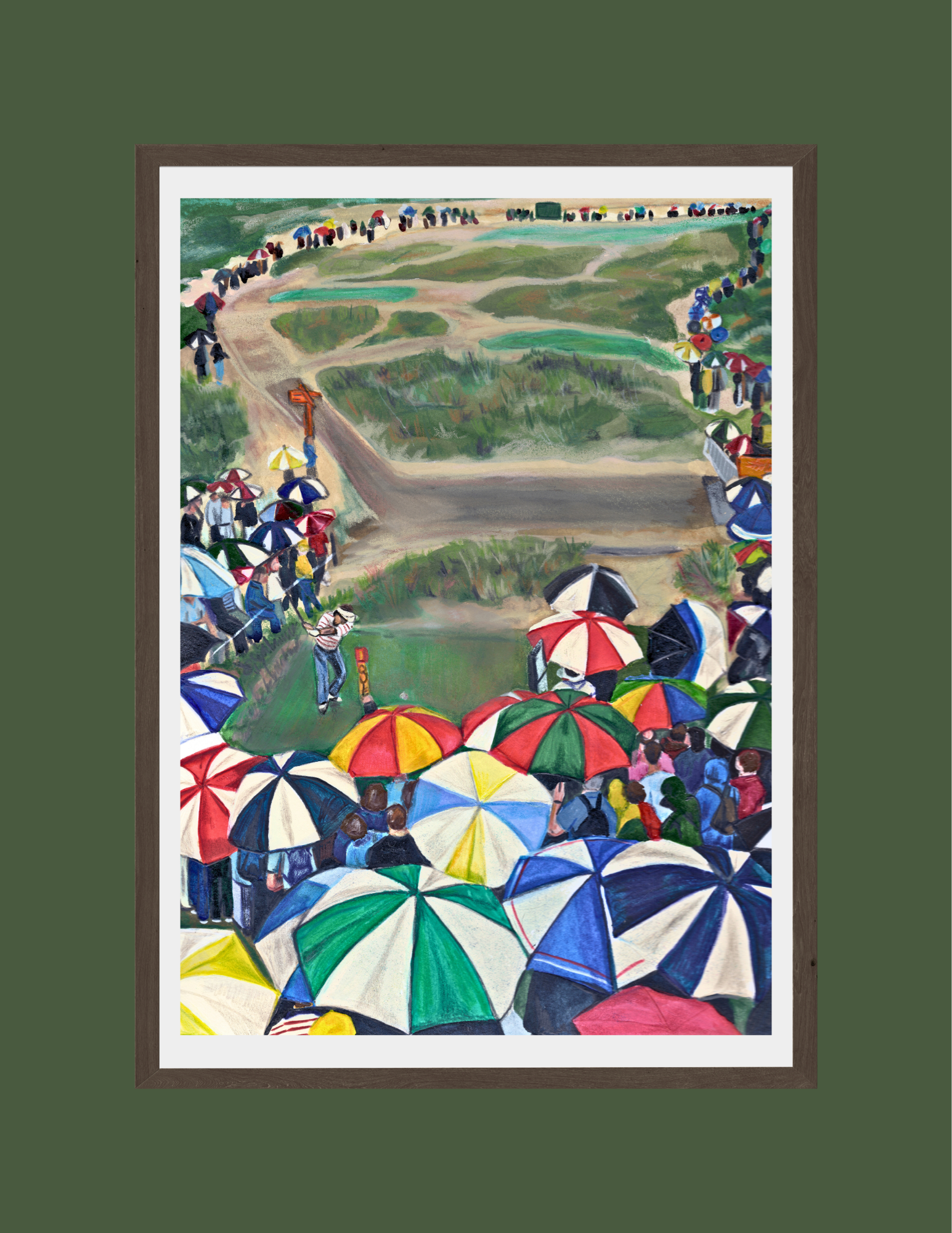 Umbrellas at The Open