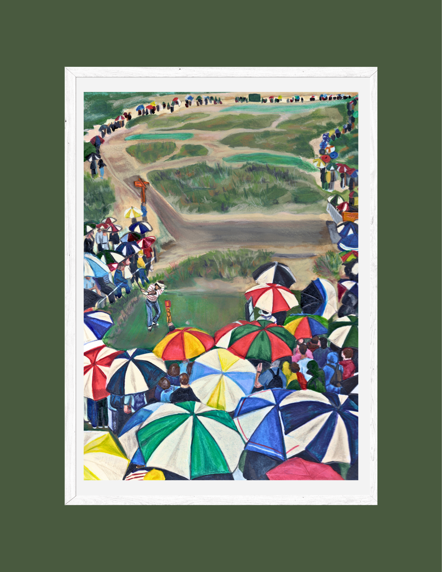 Umbrellas at The Open